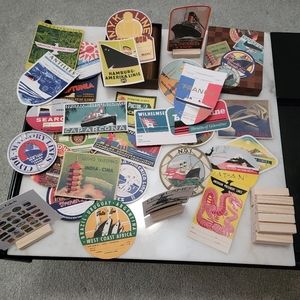 Louis Vuitton postcards w/display holder